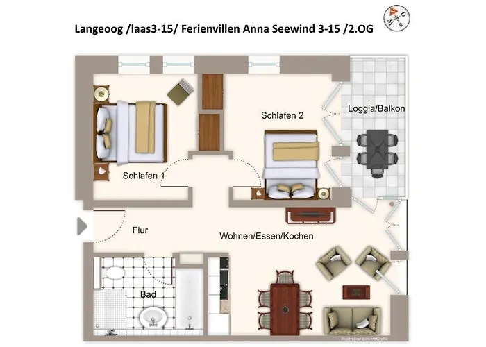 Apartmentvilla Anna Apartmentvilla Anna 3-15 Daire *